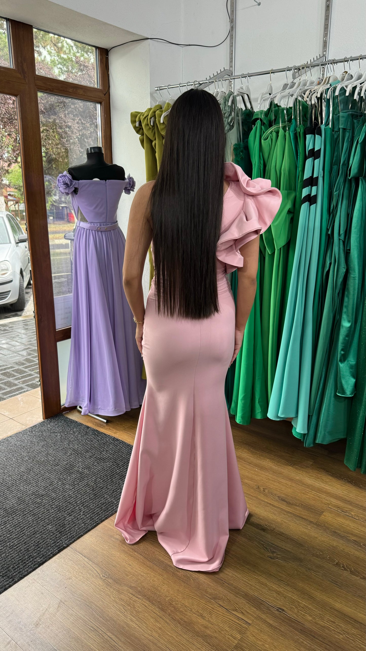Rochie Lydia Roz Pudrat