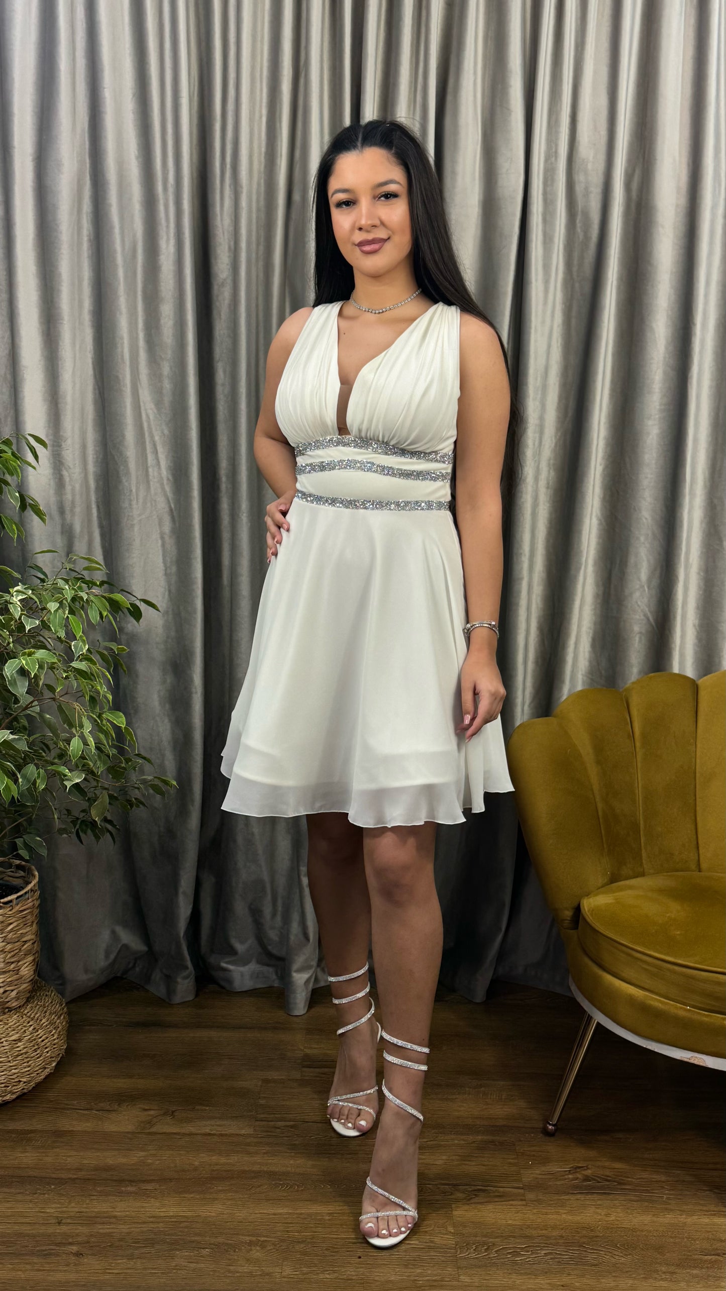 Rochie Zoria Alba