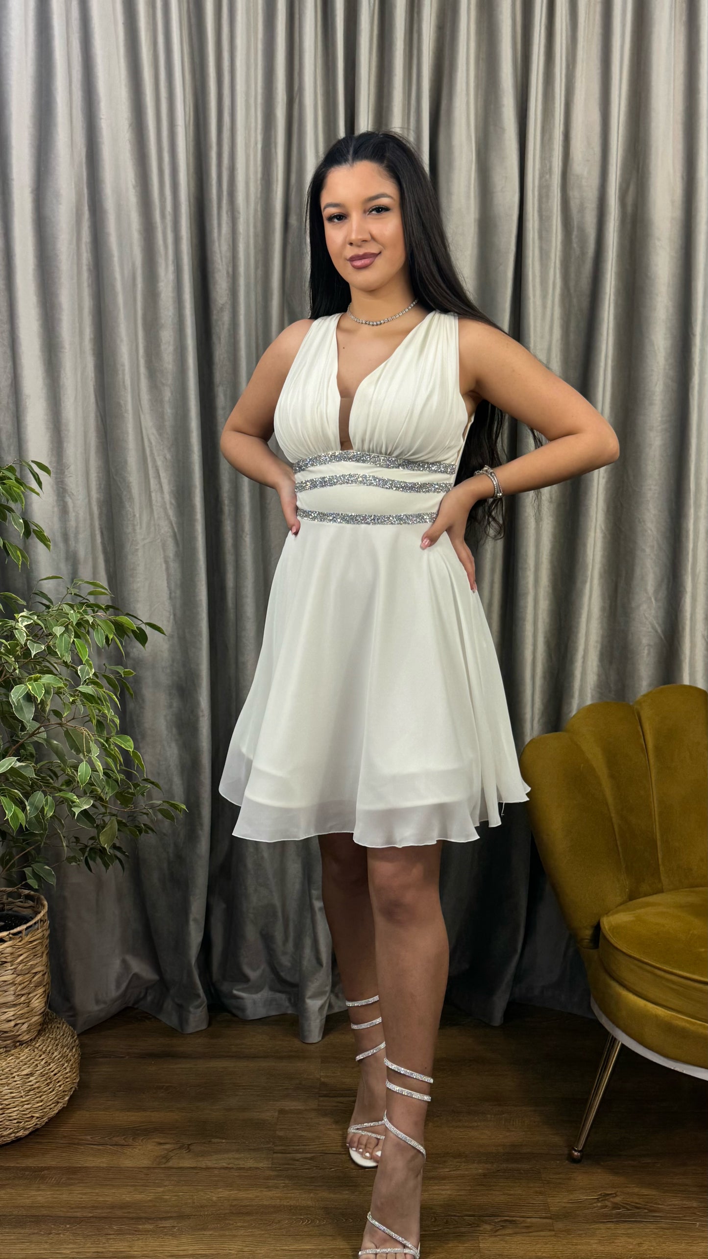 Rochie Zoria Alba