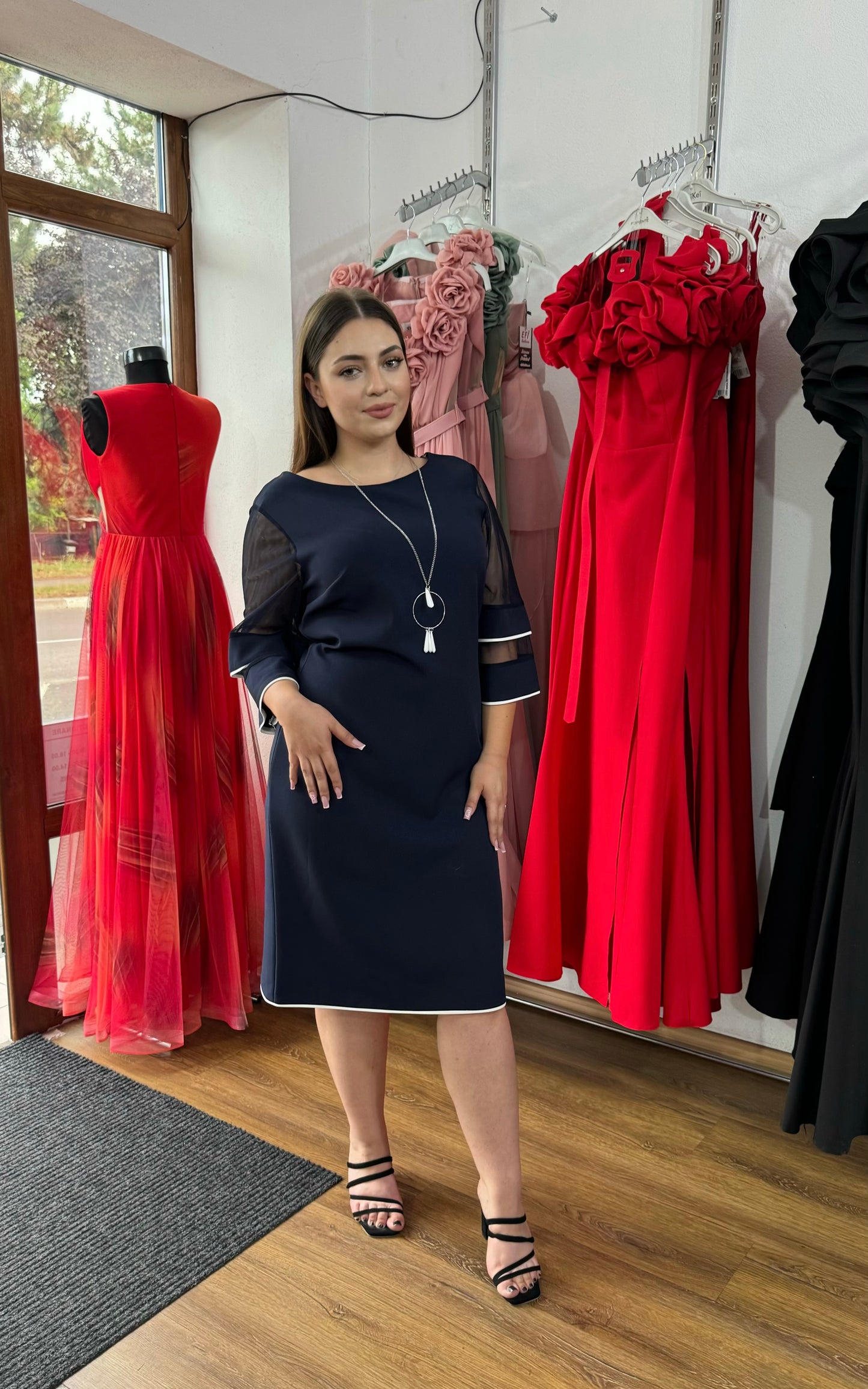 Rochie Dora Bleumarin