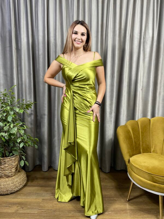 Rochie Alinna Oliv