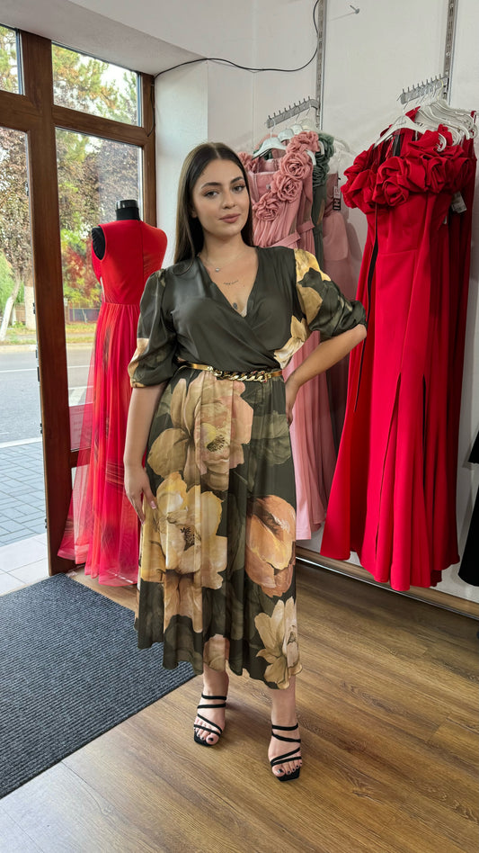 Rochie Stana Kaki