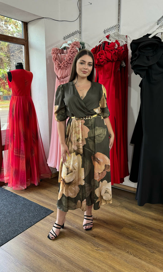 Rochie Stana Kaki