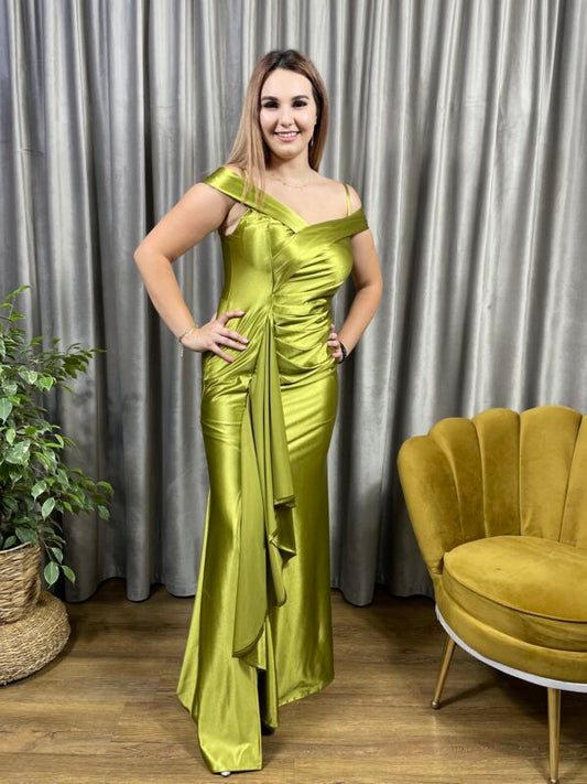 Rochie Alinna Oliv